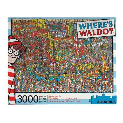 AQUARIUS Where's Waldo (3000 Piece Jigsaw Puzzle) - Officially Licensed ...