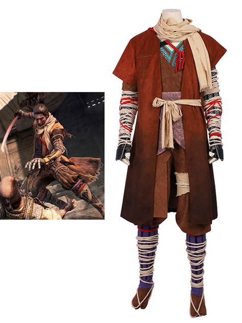 Sekiro Costumes Sekiro-Shadows Die Twice One-Armed Wolf Cosplay Costumes | ubicaciondepersonas ...