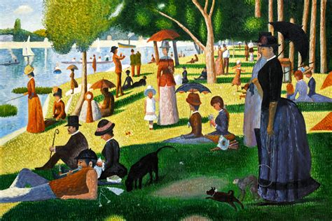 Seurat - Sunday Afternoon on the Island of La Grande Jatte - Oil ...