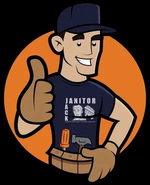 Janitor Cartoon Character Thumbs Up | PNGpix.com