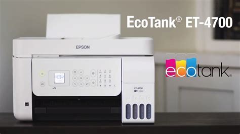 Epson EcoTank ET-4700 Printer | Take the Tour - YouTube