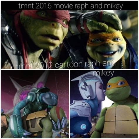 Raph and Mikey in tmnt 2016 movie and in 2012 cartoon | Cartoons 2012 ...