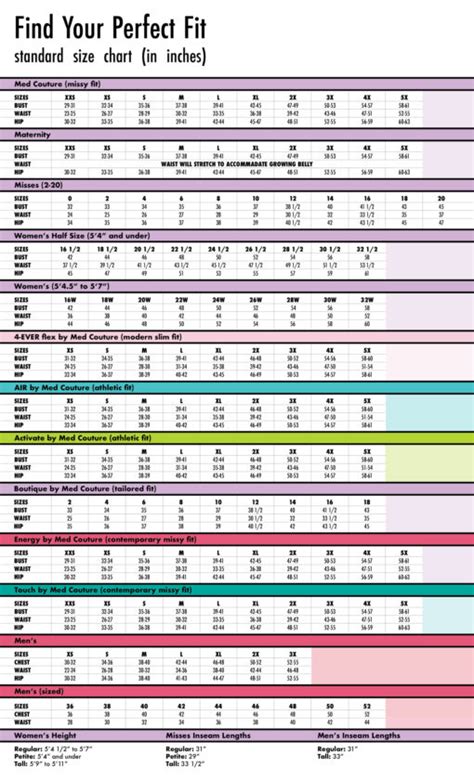 Size Chart | Lotts Of Scrubs