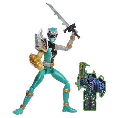 Buy Power Rangers Dino Fury Green Ranger with Sprint Sleeve 15 cm Action Figure Toy, Dino Fury ...