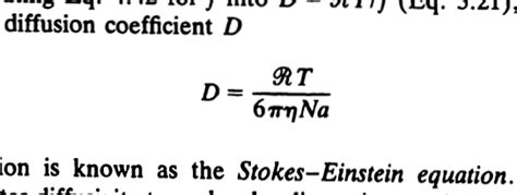 Solved Calculate the diffusion coefficient for a latex | Chegg.com