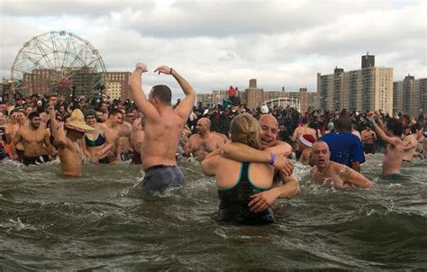 Despite a Warmer Winter, Annual Polar Bear Club Swim Still Chills - The ...