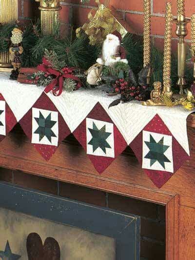 Quilted mantel scarf | Fireplace mantel scarves - decor' | Pinterest ...