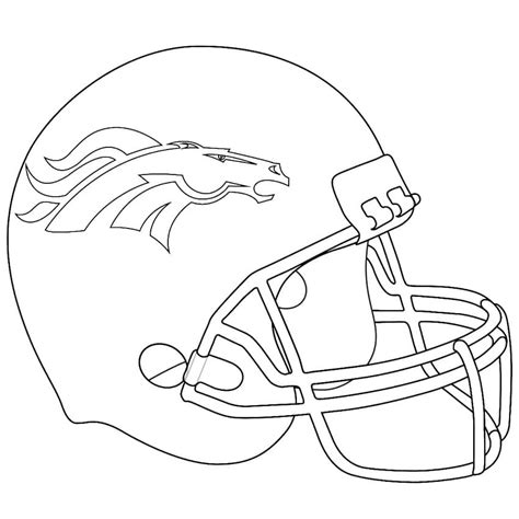 Broncos Printable Coloring Pages