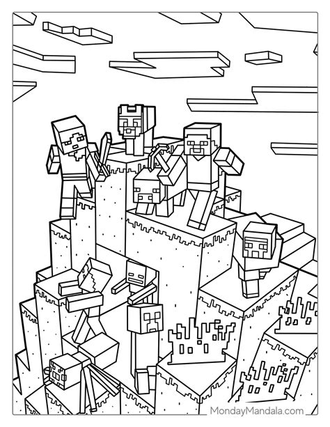 80 Minecraft Coloring Pages (Free PDF Printables) Minecraft Banner Designs, Minecraft Banners ...