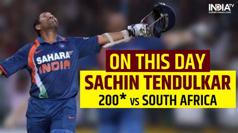 On This Day: Sachin Tendulkar reached Promiseland to become first male ...