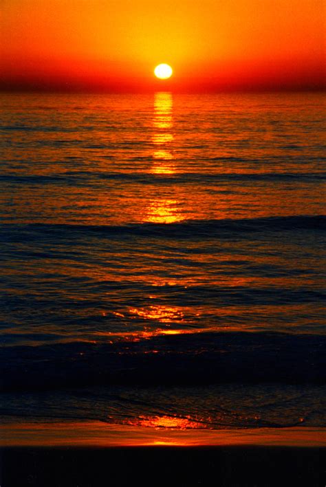 Sunset Over Ocean