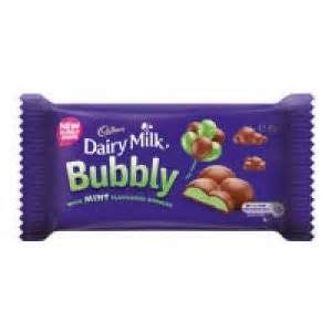 Cadbury Bubbly Milk Chocolate Mint. | Doces, Loja de doces