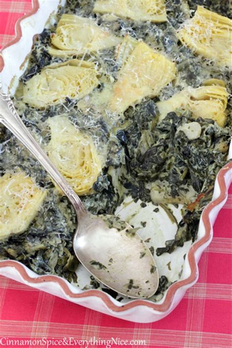 Spinach, Artichoke & Cream Cheese Casserole recipe | Chefthisup