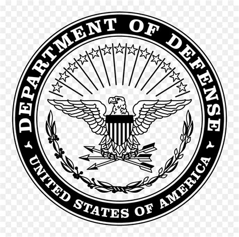 Dod Seal Png - Department Of Defense Black And White Logo, Transparent Png - vhv