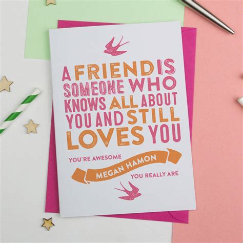 Best Friend Card By A is for Alphabet