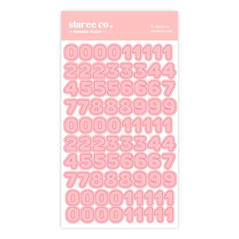 Colourful Alphabet and Numbers Sticker Set - Number | Sticker sheets, Sticker set, Number stickers