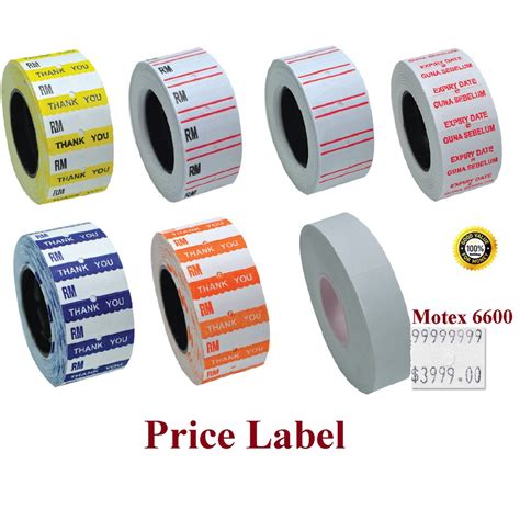 Price Label Sticker 2 Rolls RM Price Expire Thank You Sticker (800 STICKER/ROLL) | Shopee Malaysia