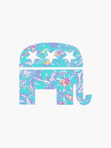 "Republican Elephant" Sticker for Sale by hailsteviee | Redbubble