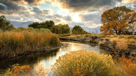 Autumn Beautiful HDR Landscape 2560x1440 HDTV Wallpaper