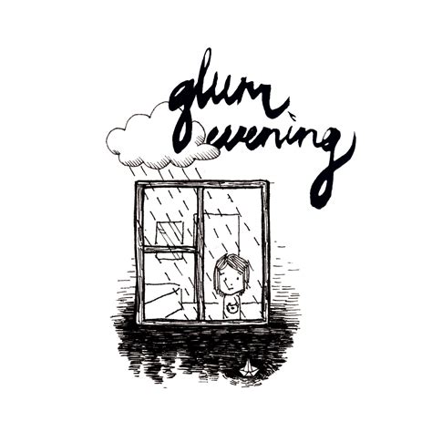 Glum Evening | Home decor decals, Home decor, Illustration