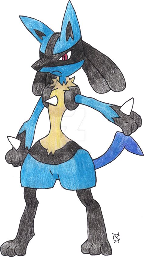 Lucario Drawing by kaseycuyler on DeviantArt