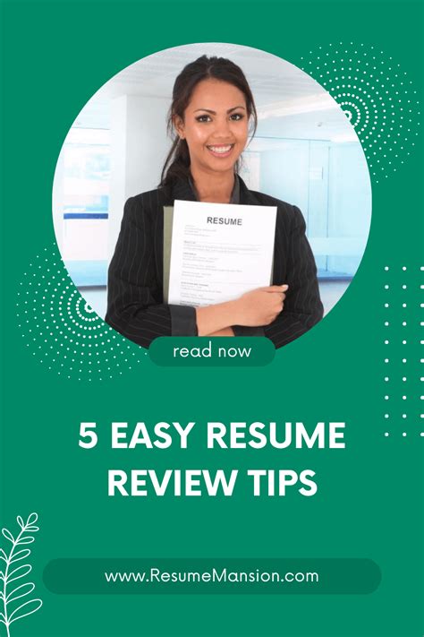 5 Easy Resume Review Tips : r/resumeguide