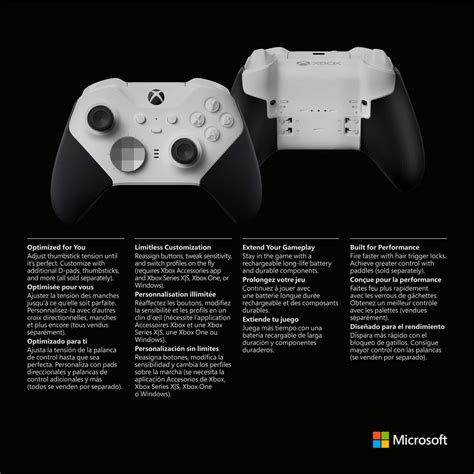 Microsoft Elite Series 2 Core Wireless Controller for Xbox Series X, Xbox Series S, Xbox One ...