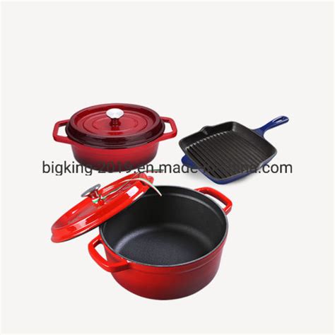 China Masterclass Premium Wok Cookware Set Cast Iron La Sera Cookware - China Cookware Set and ...