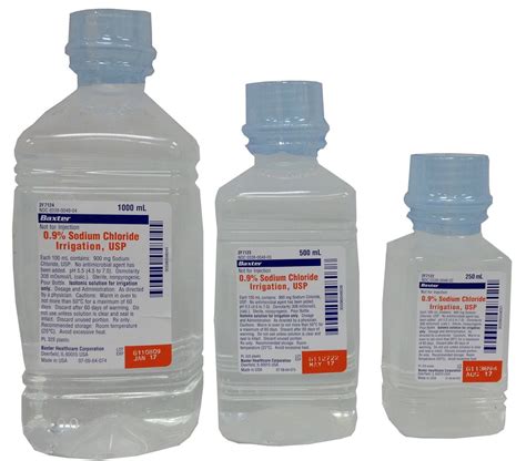 Saline (Sodium Chloride) For Irrigation In Bottles - Medical Warehouse