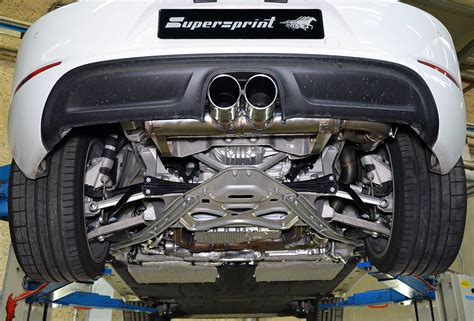 Performance sport exhaust for PORSCHE 718 BOXSTER with valve, PORSCHE ...