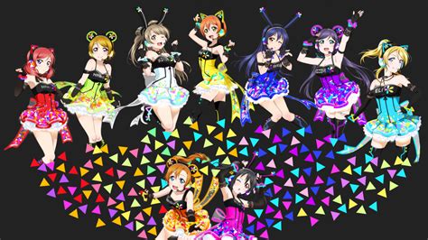 Love Live! Muse Cyber Wallpaper by GoldenBeato on DeviantArt