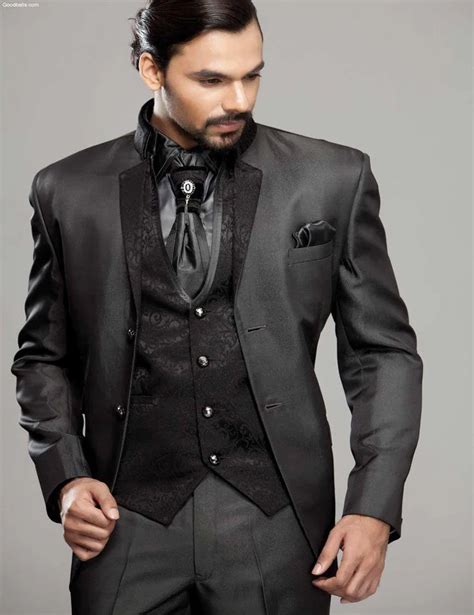 2019 Charcoal Mens Tuxedo Jacket Groom Tuxedos Wedding Tuxedos Suits Prom Suits Best Men Suit ...