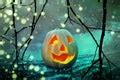 Image of scary halloween lantern | CreepyHalloweenImages