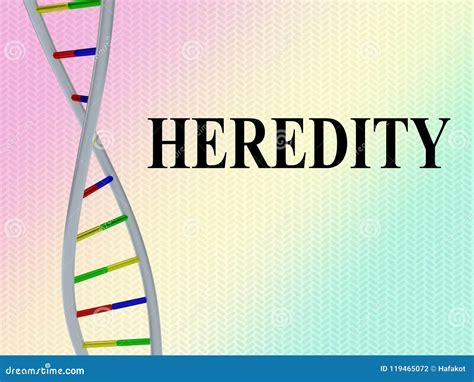 HEREDITY - genetic concept stock illustration. Illustration of generation - 119465072