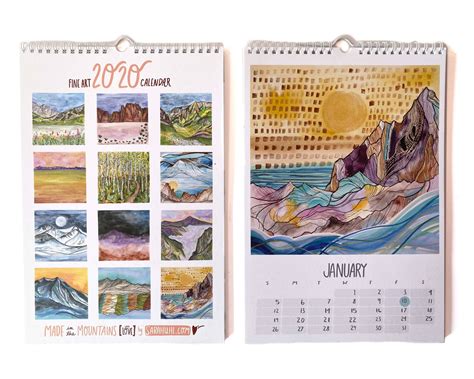 Nature-Inspired Art Calendars — She Explores