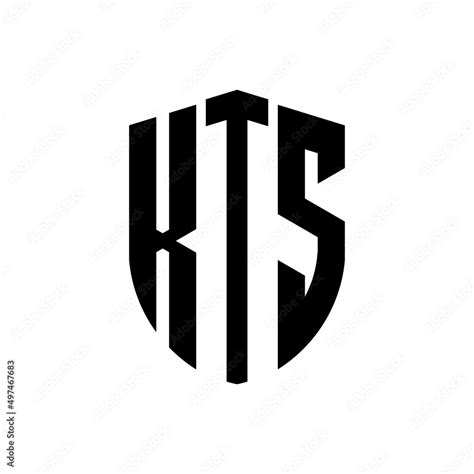 KTS letter logo design. KTS modern letter logo with black background. KTS creative letter logo ...