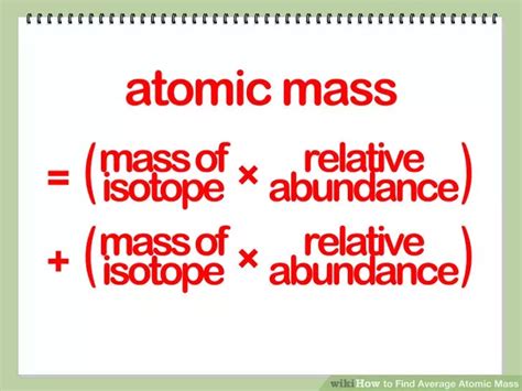 How to Find Average Atomic Mass: Step-by-Step Calculation | Relative atomic mass, Organic ...