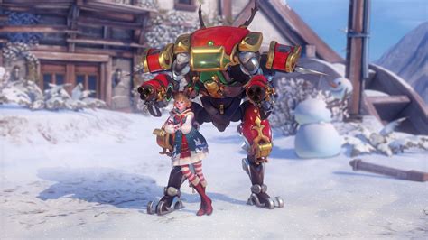 How to Get D.Va's Sleighing Skin & Festive Victory Pose in Overwatch 2 Winter Wonderland