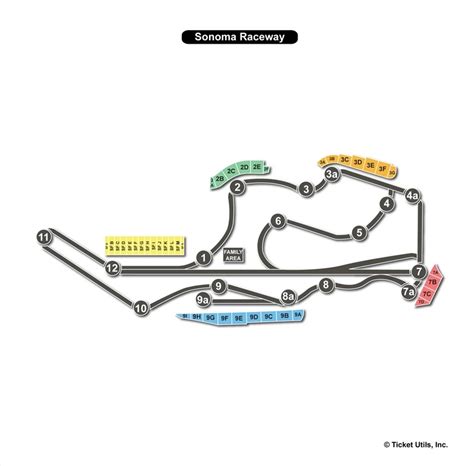 Sonoma Raceway, Sonoma CA - Seating Chart View