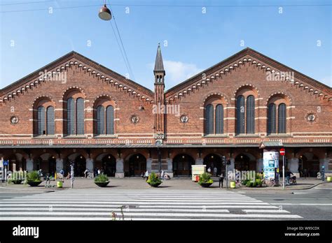 Copenhagen Central Station exterior; the main railway station in ...