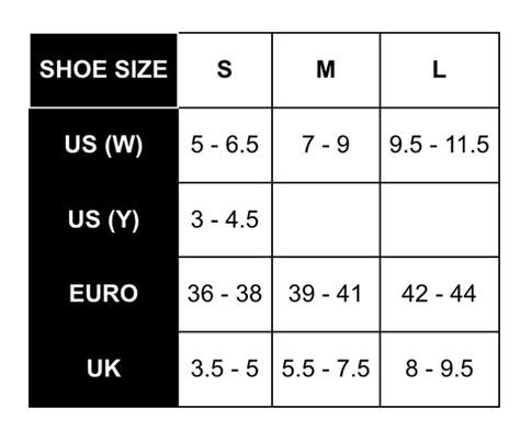 Classic Hiking Women's Size Chart – Thorlos NZ