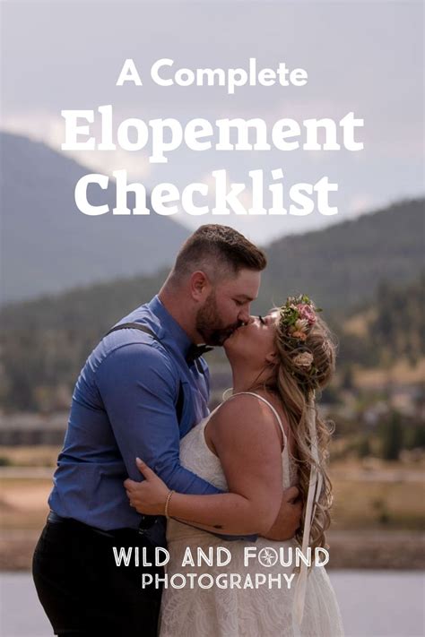 The Ultimate Elopement Checklist to Help You Plan Your Day