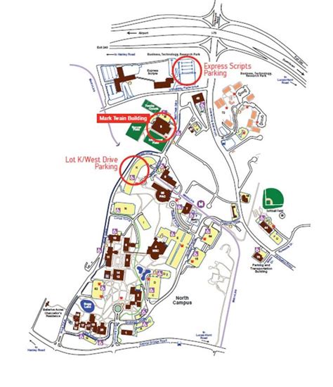 Commencement Parking and Building Maps | UMSL