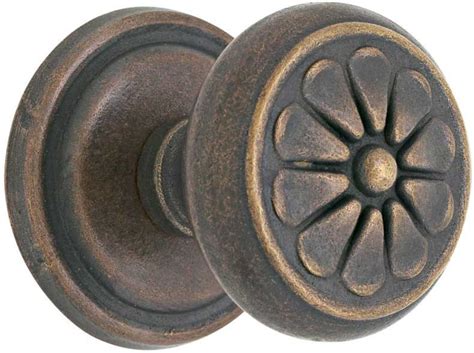 Emtek Petal Bronze Door Knob - Shop Door Knobs at Homestead Hardware.com