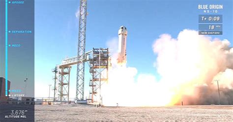 Blue Origin launches New Shepard rocket - CBS News