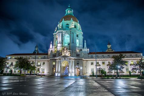 Pasadena City Hall this evening right after the rain : r/pasadena