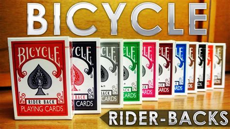 Deck Review - Bicycle Rider Back By The Us Playing Card Company - YouTube