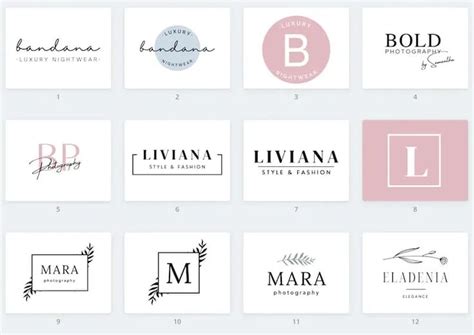 Logo Template Canva Logo Templates Bundles Logo Template - Etsy | Logo ...