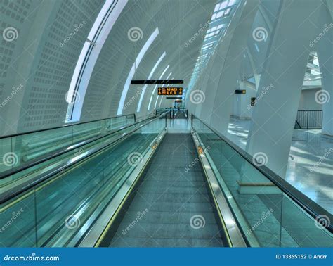 Modern airport interior stock photo. Image of interior - 13365152