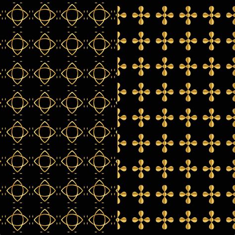 Gold and Black seamless pattern 13136530 Vector Art at Vecteezy